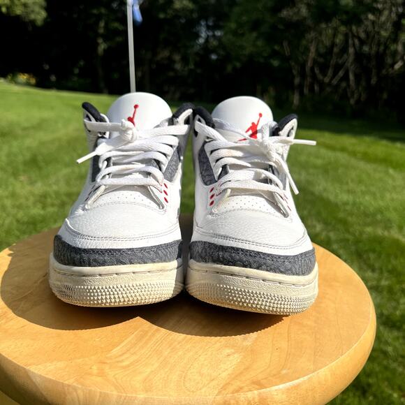 Nike Air Jordan 3 Retro Denim SE Fire Red Men\'s Shoes - Size 8 - Ships Now main image 7